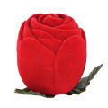 Red Rose Flower Velvet Jewelry Storage Box Engagement Ring Display Case Holder Hot Sale. 