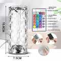 Crystal Table Lamp 16 Colors Touch Remote Diamond Lamps Room Decor Atmosphere Bedsid Night Light Desktop Project Lights. 