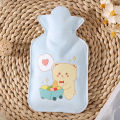 1PC Kawaii 350ml Plush Hand Warmer Cute Cartoon Girl Heart Y2k Carry-On Water-Filled Hot Water Bag Keep Warm. 