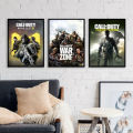 A4 Sized Poster Call of Duty COD Gaming Wall Posters PVC Framed Wall Decors. 