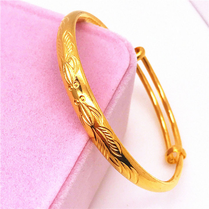 Bracelet%20Thicken%20Adjustable%20Golden%20Women%20Imitation%20Gold%20Plated%20Bangle%20for%20Banquet%20-%20Image%206
