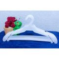 High quality plastic hangers White hanger 16inch (12pcs/set) cod. 