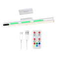 Magnetic Lamp Magnetic Stick Light Bar Dimmable Wireless Vanity Lights for Mirror Rechargeable Touch Cabinet Lamp Rgb Atmosphere Lamp A. 