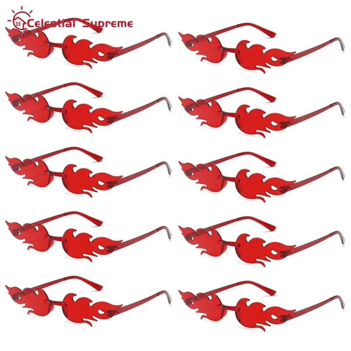 Original%20Cool%20Flame%20Design%20Glasses%2010%20Pairs%20Flame%20Shape%20Decorative%20Glasses%20with%20Nose%20Pads%20for%20Men%20Women%20Distortion-free%20Lenses%20Perfect%20for%20Stage%20Performance%20Outdoor%20Activities%20Photo%20Prop%20Eyewear%20Flame-shaped%20-%20Image%202