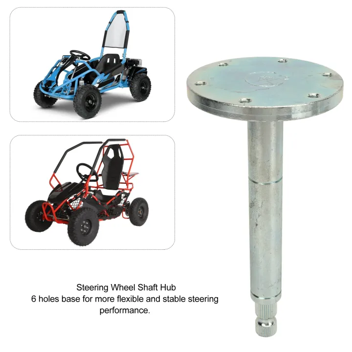 Steering%20Wheel%20Shaft%20Hub%20Go%20Kart%20Steering%20Wheel%20Shaft%2030T%2085mm%20Power%20Steering%20Shaft%20with%206%20Holes%20for%20DIY%20Refitting%20Four%20Wheels%20-%20Image%202