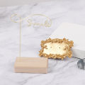 Jewelry Organizer Wooden Rack Bracelet Earring Holder Display Decoration Stand MJK. 
