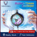 Vocoal Mobile Phone Radiator Portable Cooling Fan Game Mobile Phone Cooler USB Powered Cell Phone Radiator Snap-on Cooling Tool Universal Mobile Phone radiator Holder Stand Radiator. 