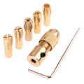 Brass Collet For Mini Rotary Electric Motor Shaft Drill Chuck Bit Tool Drill Fugar. 