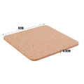 【Miga Plaza】5pcs Wooden Coasters Cup Mat Natural Cork Placemat Table Kitchen Supplies Heat Resistant Square Table Mat. 