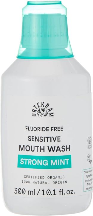 UrtekRAM Strong Mint Sensitive Mouth Wash - Organic And Vegan FROM DUBAI (SAM)