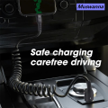 Muswanna Hypoxiae Accessories xiaomi samsung oid phone fast charging cable car e c dataProfesional Luxury 5A Typ line spring retractable fast USB C charging cable for android. 