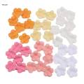 Artificial Craft Flowers, Artificial Flowers, Cherry Blossoms Faux Flower Heads for Crafts, Cherry Blossom Petals, for Wreath DIY Background. 