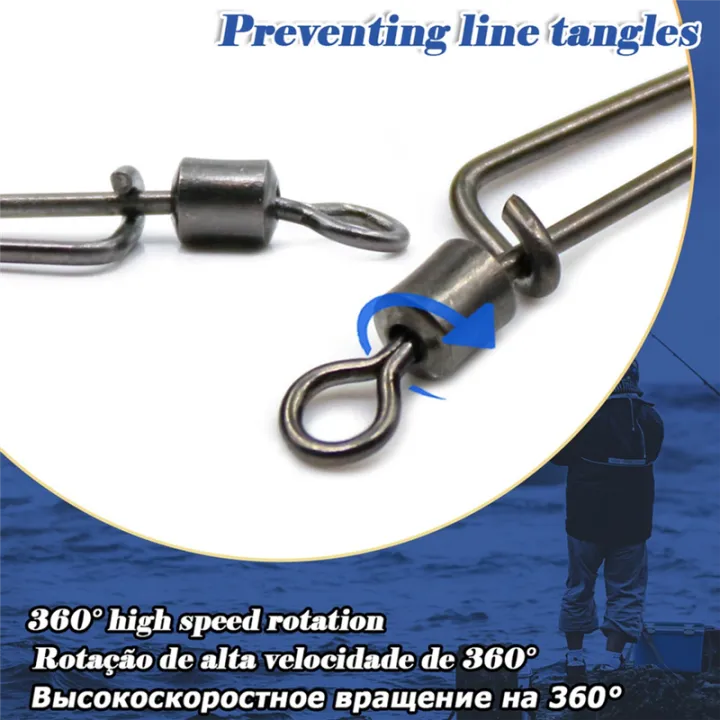 Coastlock%20Rolling%20Swivel%20Snap%20Clips%2025Pcs%20Stainless%20Steel%20Fishing%20Connector%20Quick%20Change%20Carabiner%20Terminal%204#%20-%20Image%204