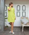 Cassie Shift Dress - Lemon. 