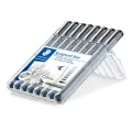 STAEDTLER® 308 SB8 PIGMENT liner 8 set. 