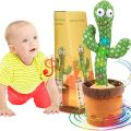 Dancing Cactus Baby Toys 6 to 12 Months, Talking Cactus Toys Repeats What You Say Baby Boy Toys, Dancing Cactus Mimicking Toy with LED English Sing Talking 15 Second Voice Recorder Musical Toys. 