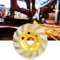 Concrete Grinding Diamond Disc 100mm/4in Wheel Cup Sanding for Marble Granite Stone Cement and Ceramic Polishing. 