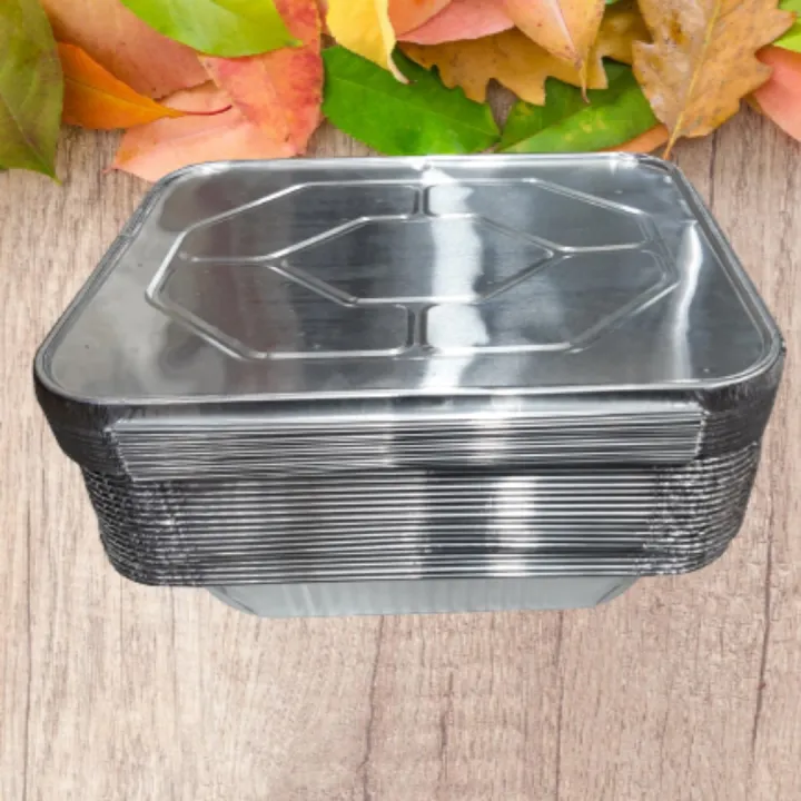 10/25pcs%203500ml%20Rectangular%20Tinfoil%20BBQ%20Special%20Thickened%20Bowl%20Tray%20And%20For%20Baking%20Disposable%20Aluminum%20Foil%20Packaging%20Box.%20-%20Image%207