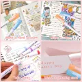 Stationery Supplies / Multi-colored Drawing Curve Pen Funny Pattern Outline Marker Pen Hand Copy Account Curve Pen Quick Dry Mark Notes Painting Highlighter DIY Card Marker Pens. 