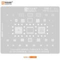 AMAOE SAM1-15 BGA Reballing Stencil for Samsung A12 A70 A71 S5 S6 S7 S20 Note 20 Exynos CPU IC Tin Net Repair Universal Set. 