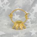 Creative Desktop Ornaments Star Moon Crystal Ball Base Crystal Ball Display Stand Glass Sphere Holder Home Decoration. 