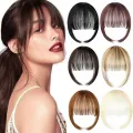 Synthetic Wig Blunt Bangs Hair Accessories Fringe False Hairpiece Fake Bangs Brown Clip in Bang Hair Extension Women. 