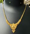 BOOM Gold plated beautiful necklace kara maala hansaputtu design necklace without stone For Women. 