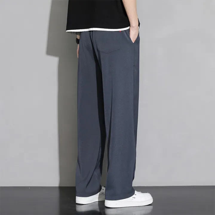 Draping%20Ice%20Silk%20Casual%20Pants%20Men's%20Summer%20Thin%20Loose%20Straight%20Fashion%20Men's%20Clothing%20Sports%20Wide%20Legs%20Boys%20Long%20Pants%20-%20Image%203
