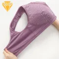 U-shaped Back Bra Comfortable Plus Size Lace Bra for Mid-aged Women Soft Breathable Stylish with Front Button Closure Perfect for Southeast Asian Buyers Supportive Back Bra. 