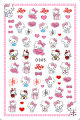 1PCS 3D Cartoon Hello Kitty Love Sticker Nail Art Decoration Animation Barbie Mickey Mouse Nail Stickers Nail Art Accessories. 