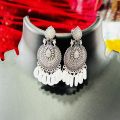 ESH Silver color Attractive Fashion jewelry design earrings with white seashells drop earring for women and girl. 