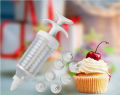 Gun Nozzle Plastic Fondant Cake Decorating Plastic Tool Set Cupcake Cake Decorating Icing Piping Syringe. 