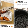 10Pcs Rectangular Tin Foil Tray Airfryer Disposable Food Containers Bowls BBQ Cake Boxes Aluminum Foil Packaging Box Kitchen Tools. 