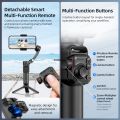 Tripod with Configurable Phone Selfie 02 3 Axis OKQI MXiangliang T Handheld Gimbal Stable Detachable Remote Control for iPhone Android Smartphone. 