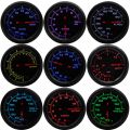 【Boost】 2" 52mm 7 LED temp/Oil pressure/Voltmeter/Air fuel ratio/EGT/Tachometer RPM Gauge +Gauge Pods. 