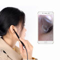 HXSJ 3-in-1 Visual Earpick Otoscope Endoscope with 5.5mm Camrea Lens Ear Cleaning Tool Built-in 6 Adjustable Led Lights. 
