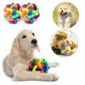 1 Pcs Pet Dog Ball Toys for Dogs Wobbly Rubber Chew Puppy Toy Ball With Bell Dog Stuff Dogs Toys Pets Throwing Interactive Dog Toys. 