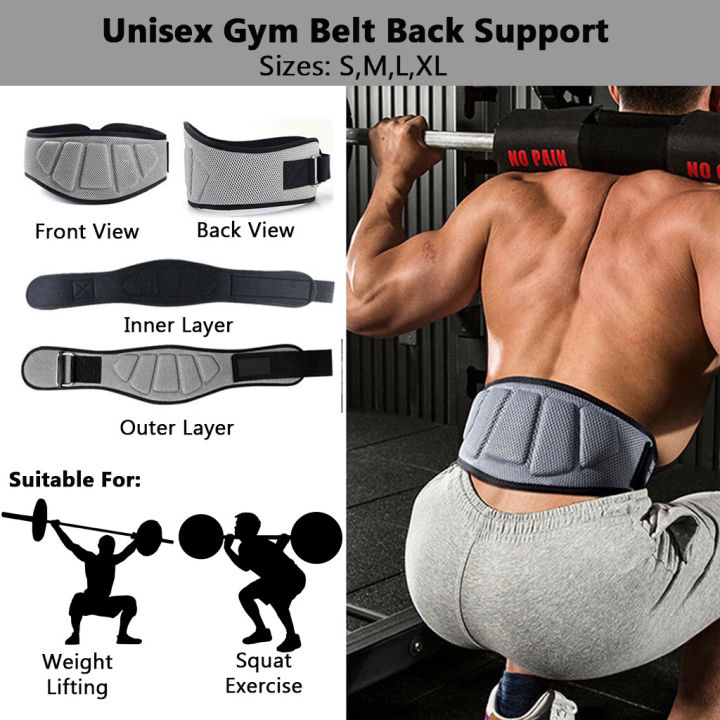 Exercise back support belt hotsell