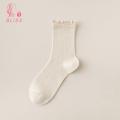 Bliss Hollow Mesh Socks Women's Breathable Anti-slip Cotton Sports Socks Thin Hollow Design High Elasticity Sweat-absorption Buyers' Favorite Summer Footwear. 