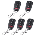 5 Universal 433 MHZ Cloning Remote Control Keychain Accessory Kit Duplicates Remote Controls Replacement Garage Door Opener. 