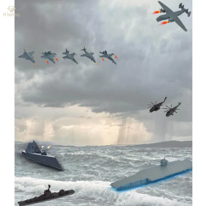 17x%20Naval%20Ship%20Building%20Blocks%20and%20Supply%20Ship%20with%20Small%20Scale%20Model%20Planes%20Fun%20-%20Image%205