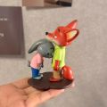 New Judy Nickle Disney Zootopia Cute Dolls Sweet Reliance Series Collectible Figures Judynick Figurine Desktop Ornaments Best Partners Series Kids Toys Birthday Present. 