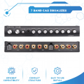 7 Band Car Equalizer Audio EQ Tuning Crossover Amplifier Parametric Car Preamplifier Audio Equalizer +-12dB. 
