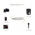 3.5mm to 6.5mm Audio Adapter - Microphone Jack Converter for PC and Phone. 