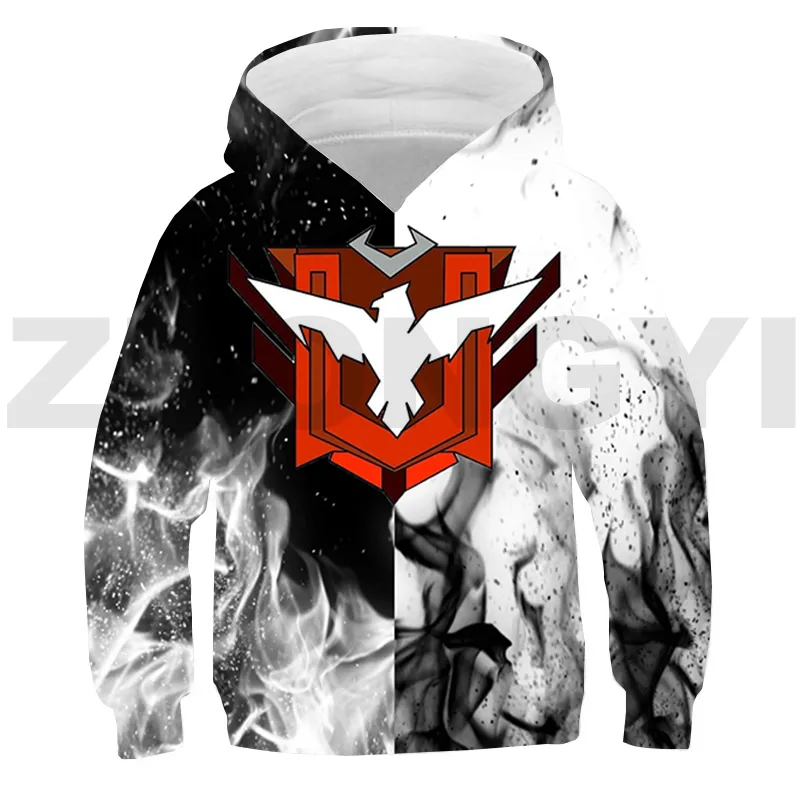 Freefire Sudadera De Heroico Free Fire Garena 3D Hoodie Kids Cute