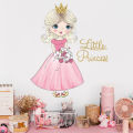 Cartoon Dance Girl Kitty erfly Wall Decal Paper Room Home Wall Stickers Cute Ballet Girl Sticker Decoration For Girl Bedroom. 