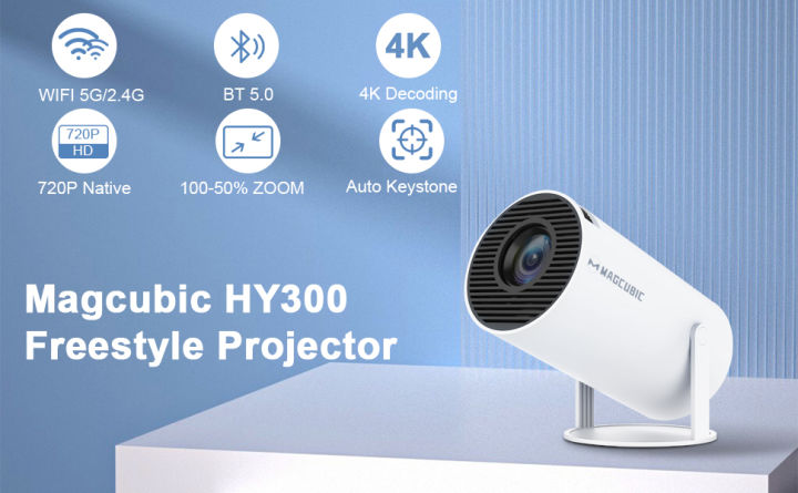 HY300%20Projector%204K%20Android%2011%20Dual%20Wifi6%20200Ansi%20Bluetooth%20Speaker%201280*720P%201080P%20Mini%20Projector%20For%20Home%20Theater%20Office%20-%20Image%204