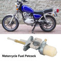 Motorcycle Fuel Petcock Gas Tank Petcock Valve Erosion Resistant for GN125 EN125 GS125. 