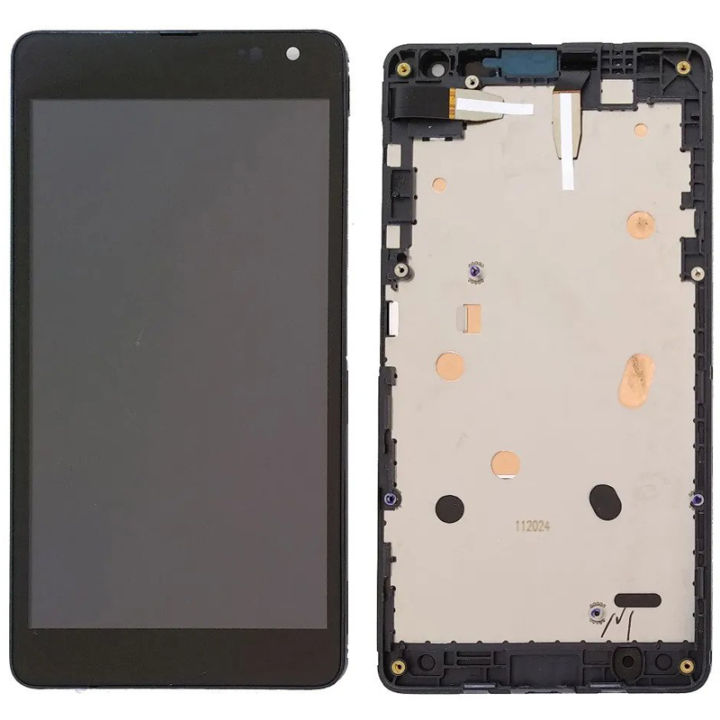 Nokia Microsoft Lumia 535 Phone Full Display with Frame Touch LCD Screen Digitizer 2S Version Repair Parts