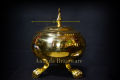 Brass Puja Paththara 8 inch Sinha Kakul. 